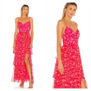 Amanda Uprichard Thaddea Maxi Dress Brookeside Women Size Small Wedding Guest